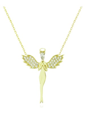 925 Gümüş Melek 925 Ayar Gümüş Kolye