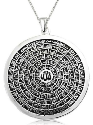 MONAROZA  Esmaül Hüsna 925 Ayar Gümüş Kolye