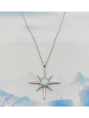 MONAROZA  Kutup Yıldızı 925 Ayar Gümüş Kolye