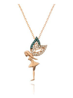 925 Gümüş Melek 925 Ayar Gümüş Kolye