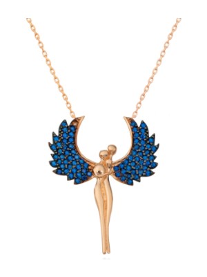 925 Gümüş Melek 925 Ayar Gümüş Kolye