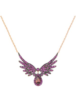 925 Gümüş Melek 925 Ayar Gümüş Kolye