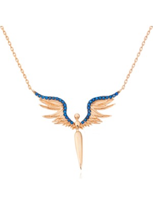 925 Gümüş Melek 925 Ayar Gümüş Kolye