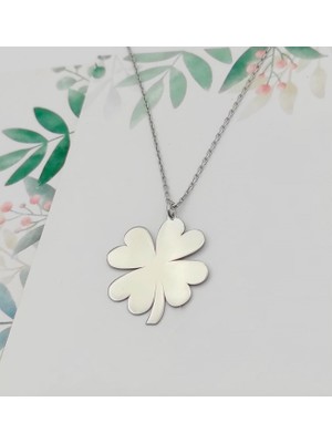 MONAROZA  Yonca 925 Ayar Gümüş Kolye