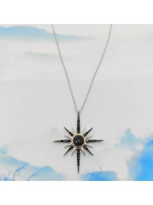 MONAROZA  Kutup Yıldızı 925 Ayar Gümüş Kolye