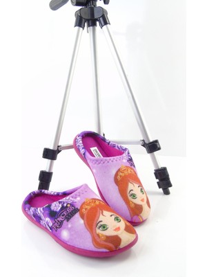 Gezer Prenses Mira Figürlü Kışlık Kız Çocuk Ev Terlik