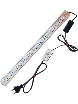 Bonny Nice Akvaryum Aydınlatma Çubuk Bar LED Alüminyum Kasa Beyaz Işık 100 cm