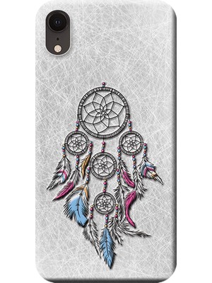 Hesaplı Dünya Apple iPhone XR Kılıf Düş Kapanı Dreamcatcher Baskılı Esnek TPU Silikon