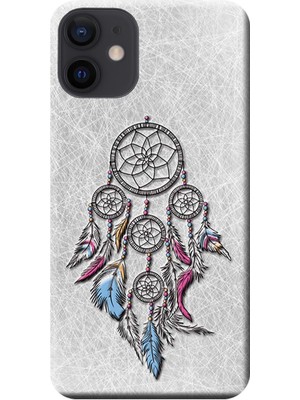 Hesaplı Dünya Apple iPhone 12 Kılıf Düş Kapanı Dreamcatcher Baskılı Esnek TPU Silikon