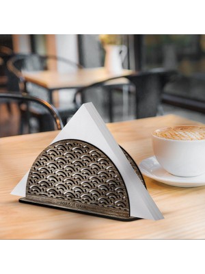 BK Kişiye Özel Ahşap Peçetelik - Model 3-5