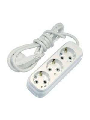 Pratik Mağazam   3'lü Ara Kablo Topraklı Grup Priz 3 M