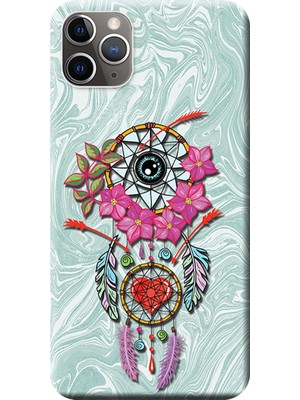 Hesaplı Dünya Apple iPhone 11 Pro Kılıf Düş Kapanı Dreamcatcher Baskılı Esnek TPU Silikon