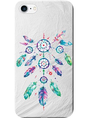 Hesaplı Dünya Apple iPhone 6/6S Kılıf Düş Kapanı Dreamcatcher Baskılı Esnek TPU Silikon