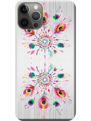 Hesaplı Dünya Apple iPhone 12 Pro Max Kılıf Düş Kapanı Dreamcatcher Baskılı Esnek TPU Silikon