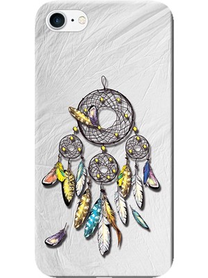 Hesaplı Dünya Apple iPhone 6 Plus Kılıf Düş Kapanı Dreamcatcher Baskılı Esnek TPU Silikon
