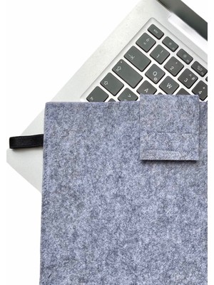 Handmade MacBook Pro Kılıf Çanta 16'' Için Gri