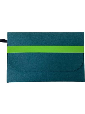 Handmade MacBook Pro Kılıf Çanta 16'' Için Yeşil