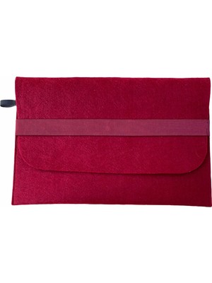 Handmade MacBook Pro Kılıf Çanta 15'' Için Bordo