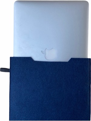 Handmade MacBook Pro Kılıf Çanta 13'' Için Lacivert