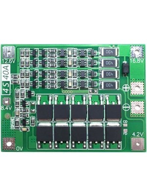 Motorobit 4s 40A Lipo & Lion & 18650 Batarya Koruyucu Balans Devresi
