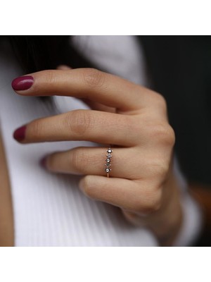 By Golden House Elmas ve Baget Pırlanta Yüzük