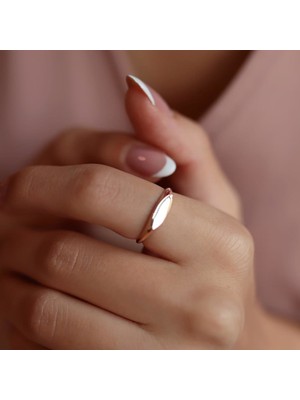 By Golden House Markiz Badem Yüzük