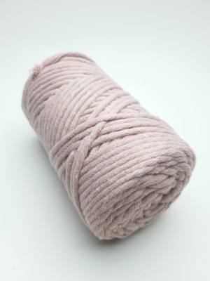 Be Beauty Pudra Pembe Pamuklu  Makrome Ipi (3MM-250 Gr)