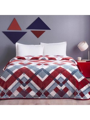 Taç Leon Tek Kişilik Battaniye Kırmızı