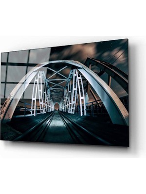 Aras Glass Art Tren Yolu Cam Tablo