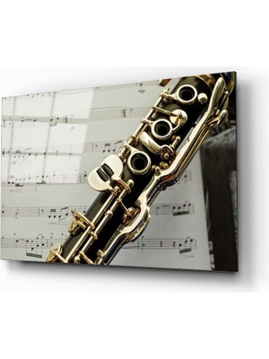 Aras Glass Art Klarnet Cam Tablo