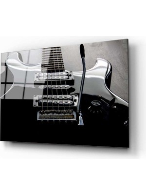 Aras Glass Art Gitar 2 Cam Tablo