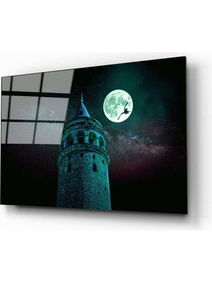 Aras Glass Art Galata Kulesi 2 Cam Tablo