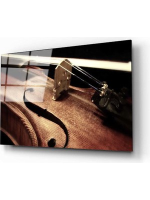 Aras Glass Art Keman 2 Cam Tablo