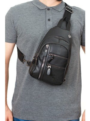 Strong Bag Strong Deri Omuz ve Göğüs Çantası, Body Bag Çapraz Sırt Çantası