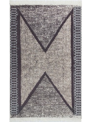 Eko Halı Arya Ar 02 Gri Yıkanabilir Çift Taraflı Pamuk Kilim