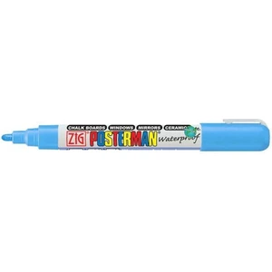 Posterman Waterproof Boyama Markeri Medium Uç 2 mm Açık Mavi