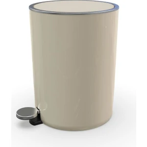 Lenox 5 Litre Pedallı Çöp Kovası Bej