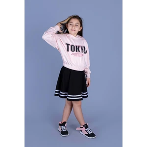 Toontoy Kids Toontoy Kız Çocuk Baskılı Etekli Takım