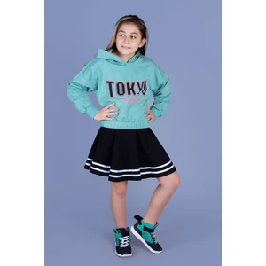 Toontoy Kids Toontoy Kız Çocuk Baskılı Etekli Takım