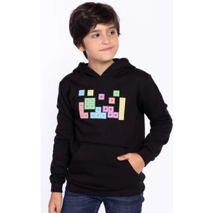 Toontoy Kids Toontoy Erkek Çocuk Baskılı Kanguru Cepli Sweatshirt