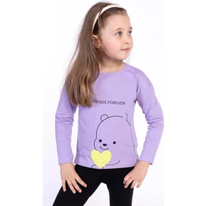 Toontoy Kids Toontoy Kız Çocuk Baskılı Tişört