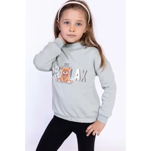 Toontoy Kids Toontoy Kız Çocuk Baskılı Sweatshirt