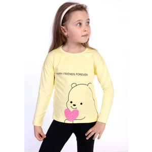 Toontoy Kids Toontoy Kız Çocuk Baskılı Tişört