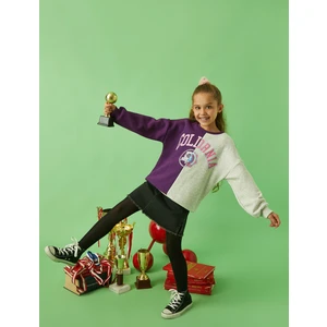 Baskılı Sweatshirt Uzun Kollu