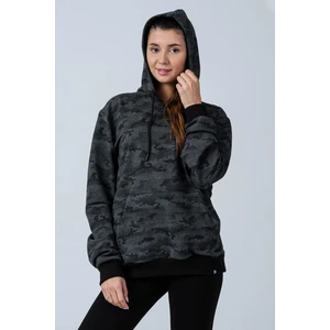 Alexander Gardi Kamuflaj Desenli Kapüşonlu Sweatshirt (E21-72100)