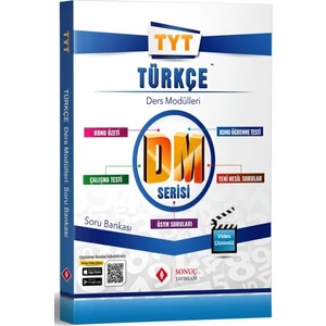 Sonuç Yayınları  Dm TYT  Türkçe Ders Modülleri