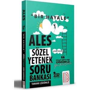 Benim Hocam Yayınları 2022 Bir Hayale Serisi ALES Sözel Yetenek Tamamı