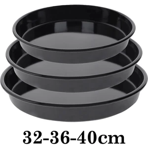 Hazar Pazar Emaye Fırın Tepsi Seti 32/36/40 cm Boylarda 3 Tepsi