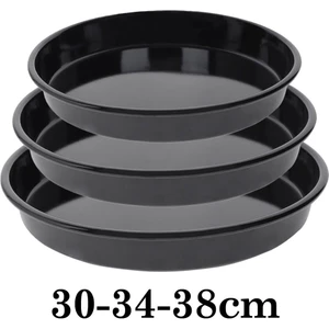 Hazar Pazar Emaye Fırın Tepsi Seti 30/34/38 cm Boylarda 3 Tepsi