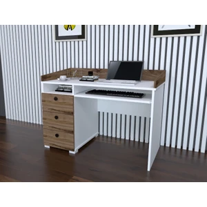 Decomech Mobilya Wes 3 Çekmeceli Çalışma Masası Beyaz-Çırağan
